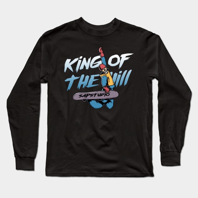 KING OF THE HILL Long Sleeve T-Shirt by sapstudiodesign